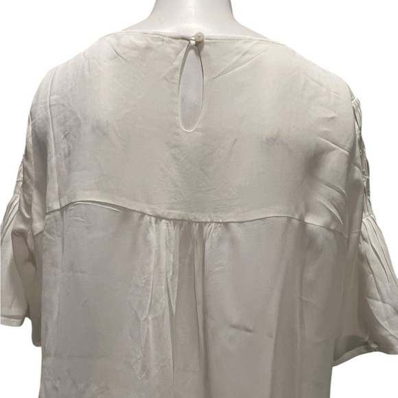 Elegant Cream Embroidered Dress - Picture 8 of 9